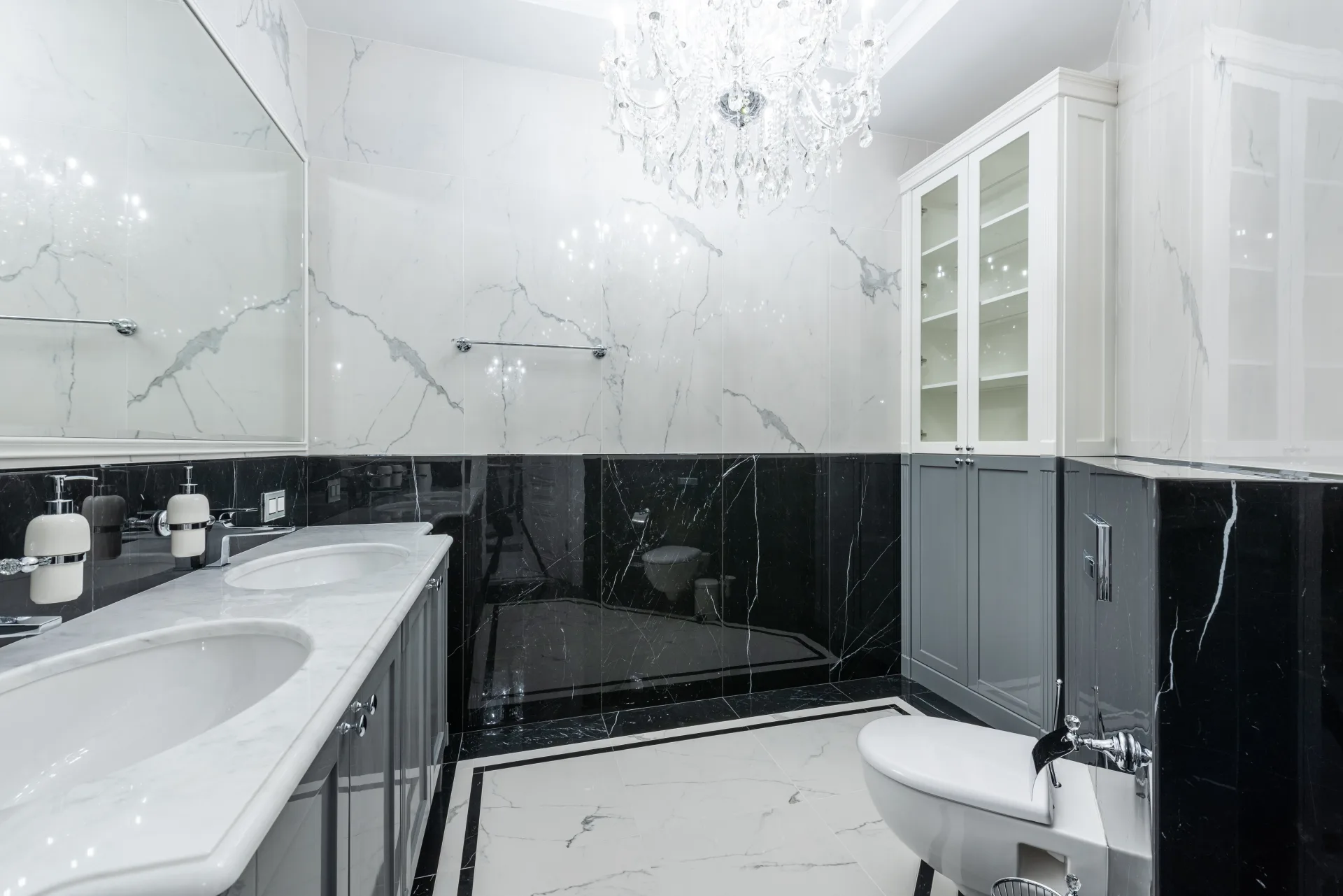 Modern bathroom renovation
