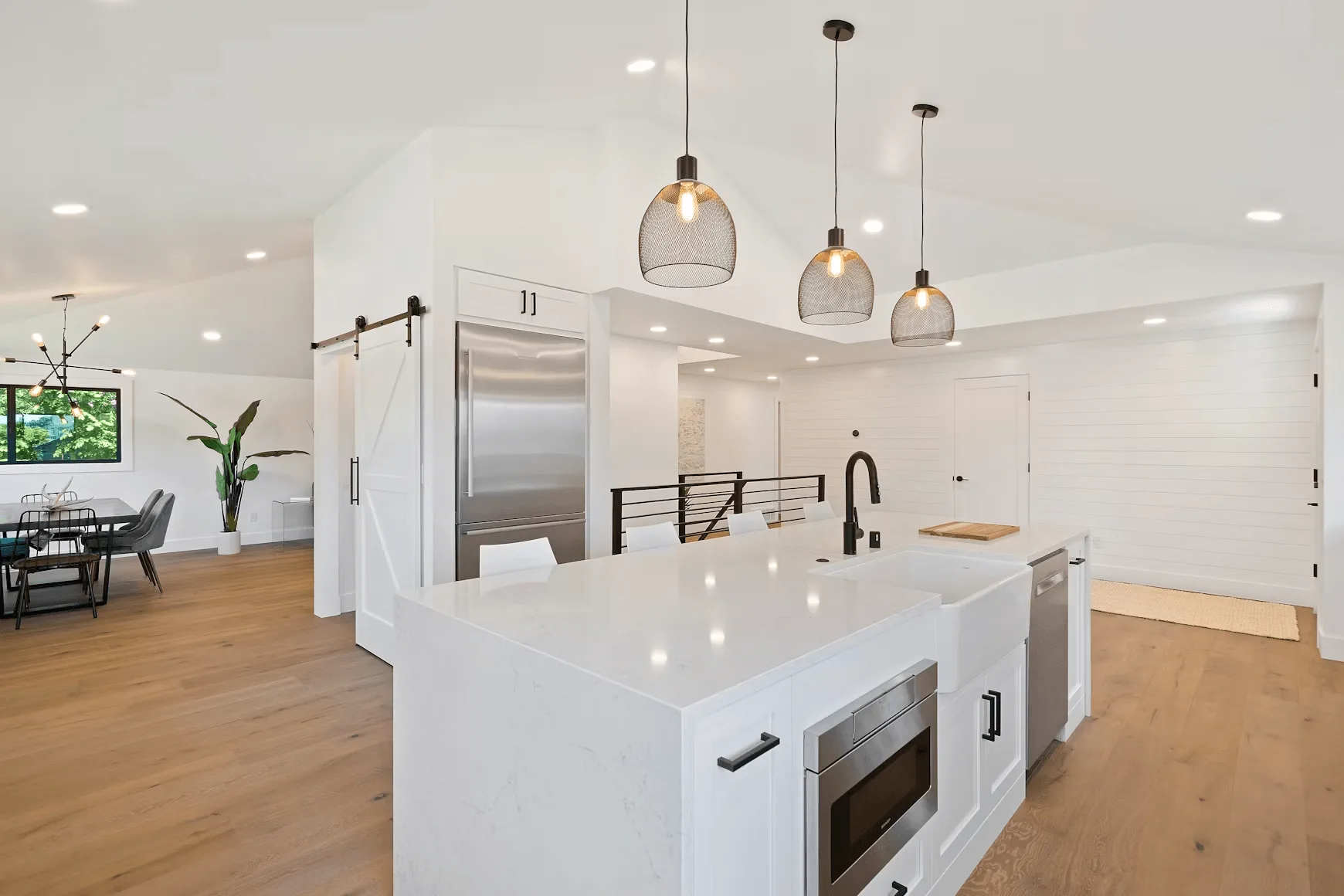 Renovated  kitchen area